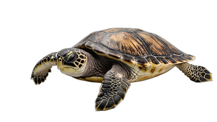 Obraz premium Sea turtle isolated on white