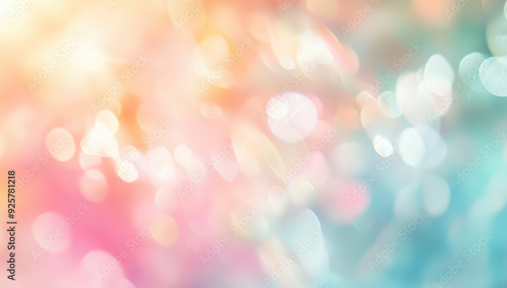 Poster soft pastel gradient background with colorful blurred hues. bright light and dynamic visual effect