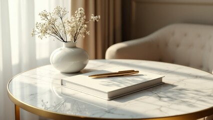 Elegant and modern reception wall