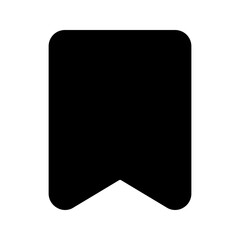 bookmark glyph icon