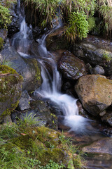 貴船川の水流段差