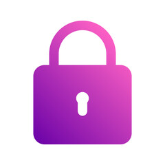 lock gradient icon