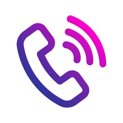 phone gradient icon