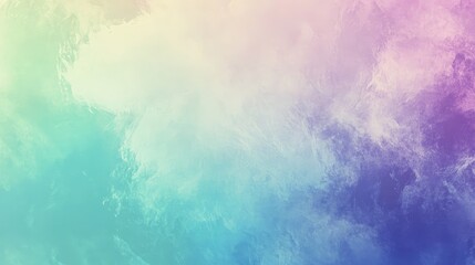 Obraz premium Pastel gradient background with a delicate mix of blue, purple, and green, providing a peaceful and aesthetically pleasing backdrop.