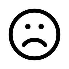 Fototapeta premium sad line icon