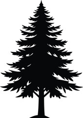Pine Tree Silhouette Trio