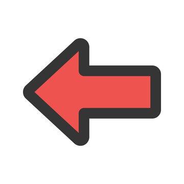 recommend clip art: left outline fill icon