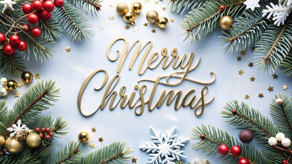 christmas background text marry christmas