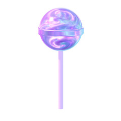 groovy holographic 3d icon graphic for y2k mood