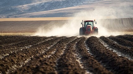 Fototapeta premium Drought Resilient Farming Strategies for Arid Landscapes