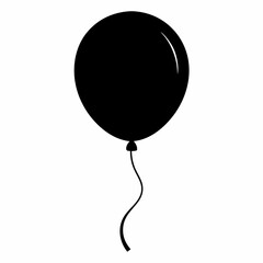 Ballon Black silhouette