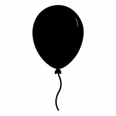 Ballon Black silhouette