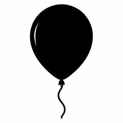 Ballon Black silhouette