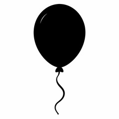 Ballon Black silhouette