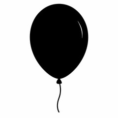 Ballon Black silhouette