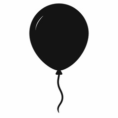 Ballon Black silhouette