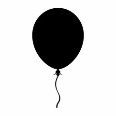 Ballon Black silhouette