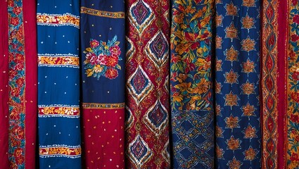 Batik usually worn by women in Indonesia, Malaysia, Brunei, Burma, Singapore, southern Thailand and modern batik industry