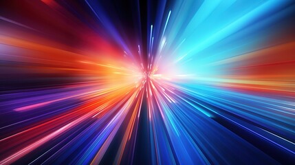 Abstract colorful speed lines background.