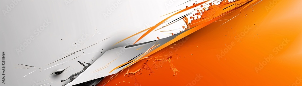 Aufkleber an abstract background with bold, contrasting colors and sharp lines, creating an energetic and eye-