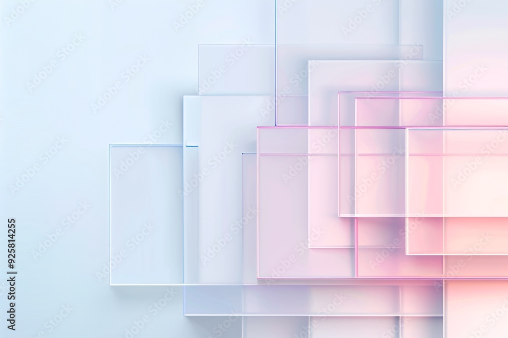 Poster a minimal abstract background with clean lines and soft gradients, providing a sleek and professiona