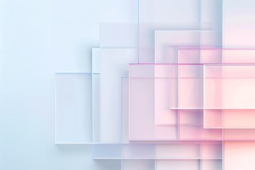 Fototapeta premium A minimal abstract background with clean lines and soft gradients, providing a sleek and professional look with ample copy space.
