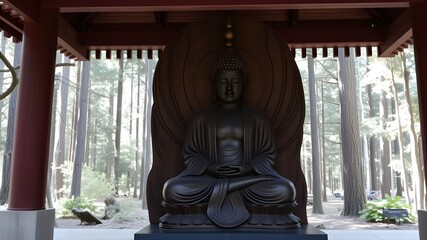 Traditional Japanese Buddha