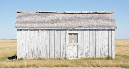 Obraz premium old barn in the field
