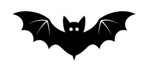 A Minimal Halloween Bat Design