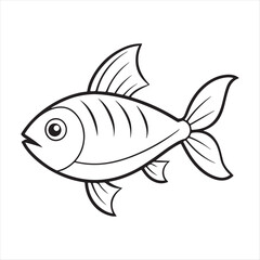 Fish Vector Art Illustration