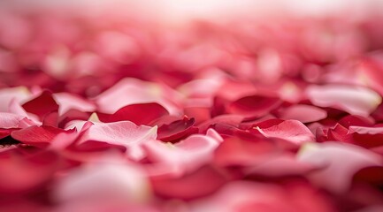 red rose petals