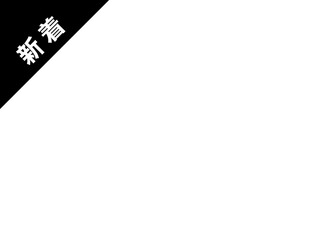 「新着」コーナー斜めラベル：左上三角形黒