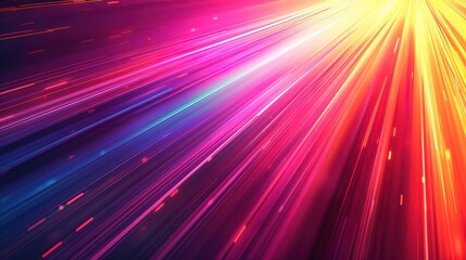 Obraz premium Abstract glowing lines background with vibrant colors.