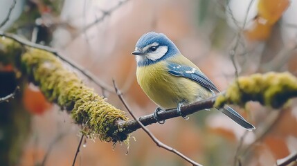 Obraz premium Blue tit --ar 16:9 --style raw --v 6.1 Job ID: 5b28ea72-0fc1-4d89-8d10-6e7c6d984b5c