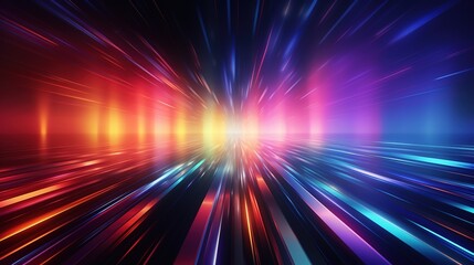 Abstract motion blur background with glowing lines.