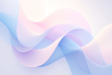 柔らかく流れる曲線の抽象的な背景