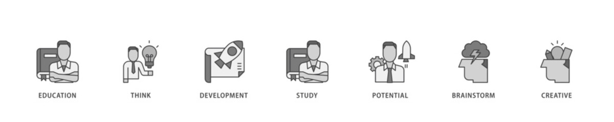 Knowledge transfer icon infographic illustration concept with icon of connection, create, information, know how, skill, organize, data, distribute and sharing icon live stroke and easy to edit 