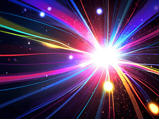 Naklejka premium abstract background with stars,Ai generated 