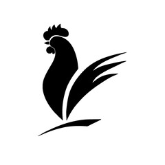 Fototapeta premium illustration of a rooster