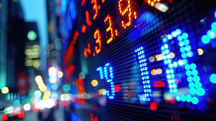 Fototapeta premium Market Volatility: 