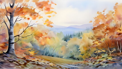 autumn in the forest