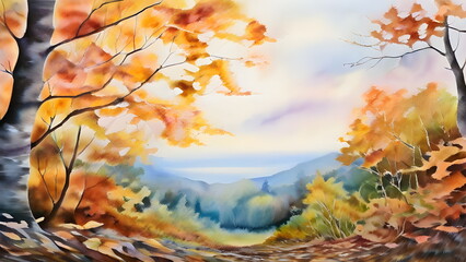 autumn in the forest