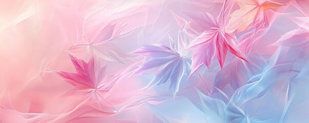 A soft, dreamy background featuring delicate pastel textures and subtle floral elements, perfect for creative designs.