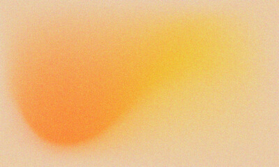 Soft smooth gradient color background. Autumn color gradation, blur, grain, noise. Vector illustration
