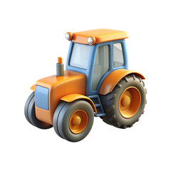 tractor isolated on png image