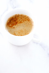 牛乳をたっぷり入れたコーヒーのカフェ・ラッテ
