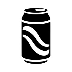 Soda can drinking bottle icon and vector illustration