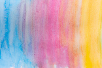 水彩絵の具のカラフルな背景