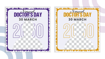 International doctor day social media post design for a brading medical hospitals 