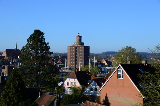 Panorama of the Town Eckernf&ouml;rde at the Baltic Sea, schleswig - Holstein